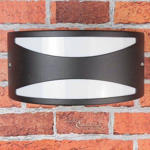 Licht-Erlebnisse Applique D'extérieur En Fonte D'aluminium Anthracite Moderne IP44 Résistante Aux Intempéries E27 Jusqu'à 60W Applique De Jardin Haut Et Bas Lampe D'extérieur Entrée