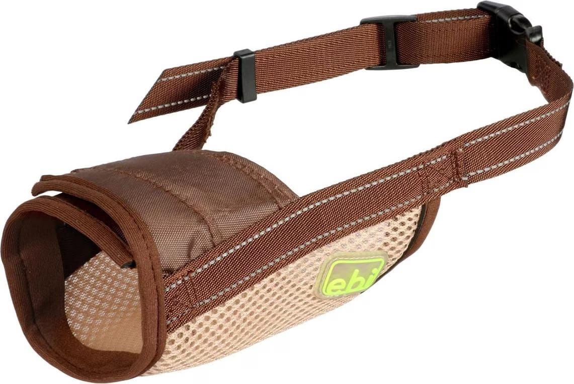 Comparer les prix de EBI Muzzle marron XS (XS, Chien), Collier + laisse