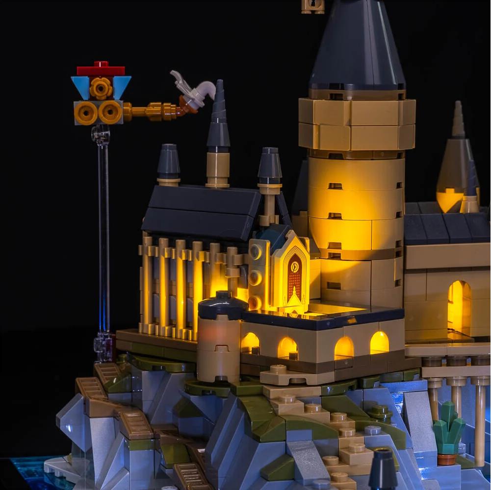 Lego harry potter castle lights store