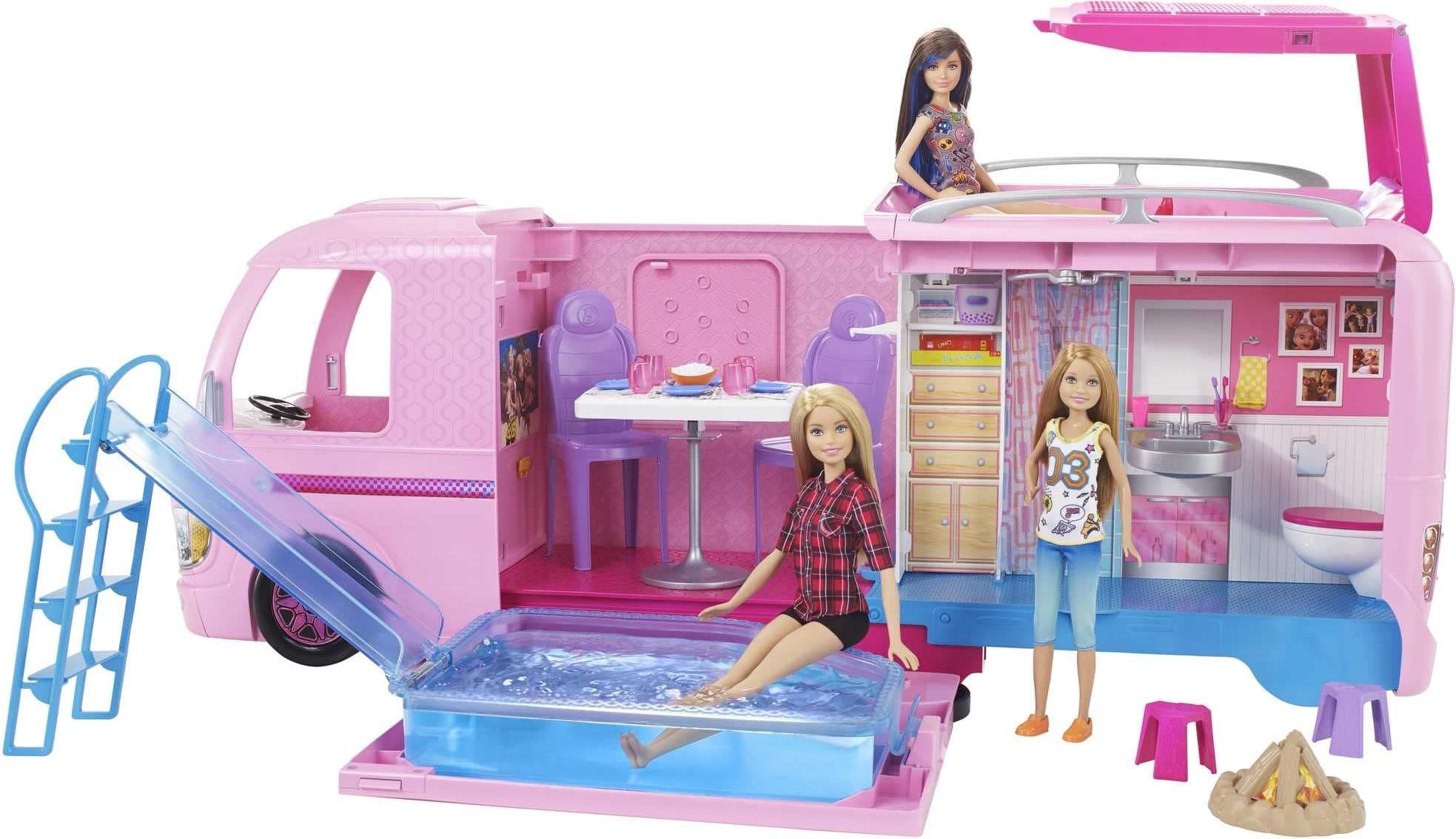 Camping car barbie 2017 best sale