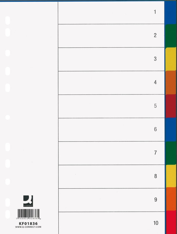 Q-Connect Register Vollformat aus Karton kaufen