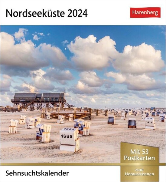Harenberg North Sea Coast Longing Calendar 2024 (German) Galaxus