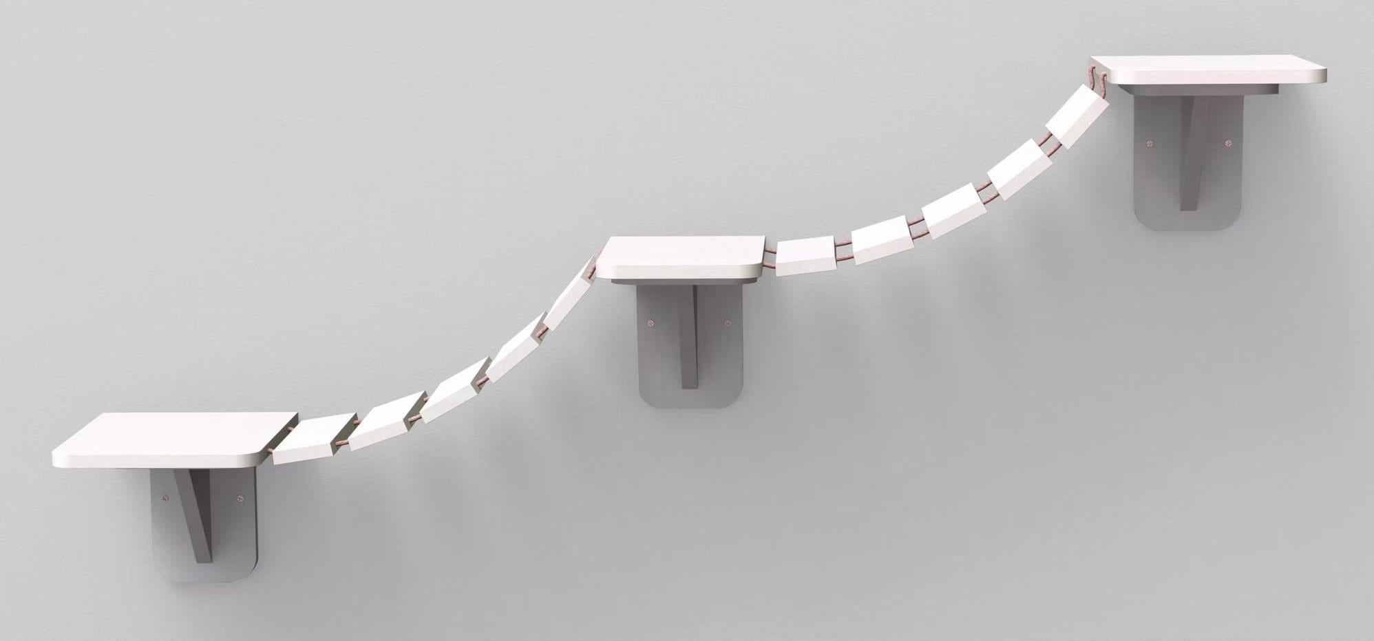 Meilleurs prix pour TRIXIE Échelle d'escalade murale pour chats 150x30 cm Blanc