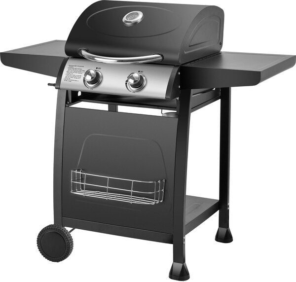 Ohmex Gasgrill 2B Inkl. Schlauch/Regler, Fläche 48x42cm, 6kW Galaxus