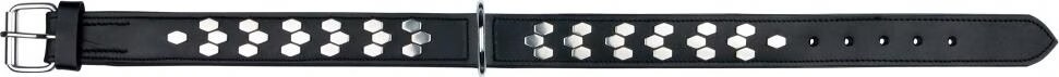 Comparer les prix de Active Collier Avec Rivets, L–Xl: 55–65 Cm/40 Mm, Noir - 1838 - Mon Animalerie