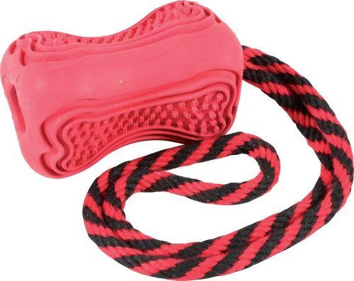 Comparer les prix de Zolux TITAN S jouet en caoutchouc avec corde, couleur rouge, Jouets pour chien