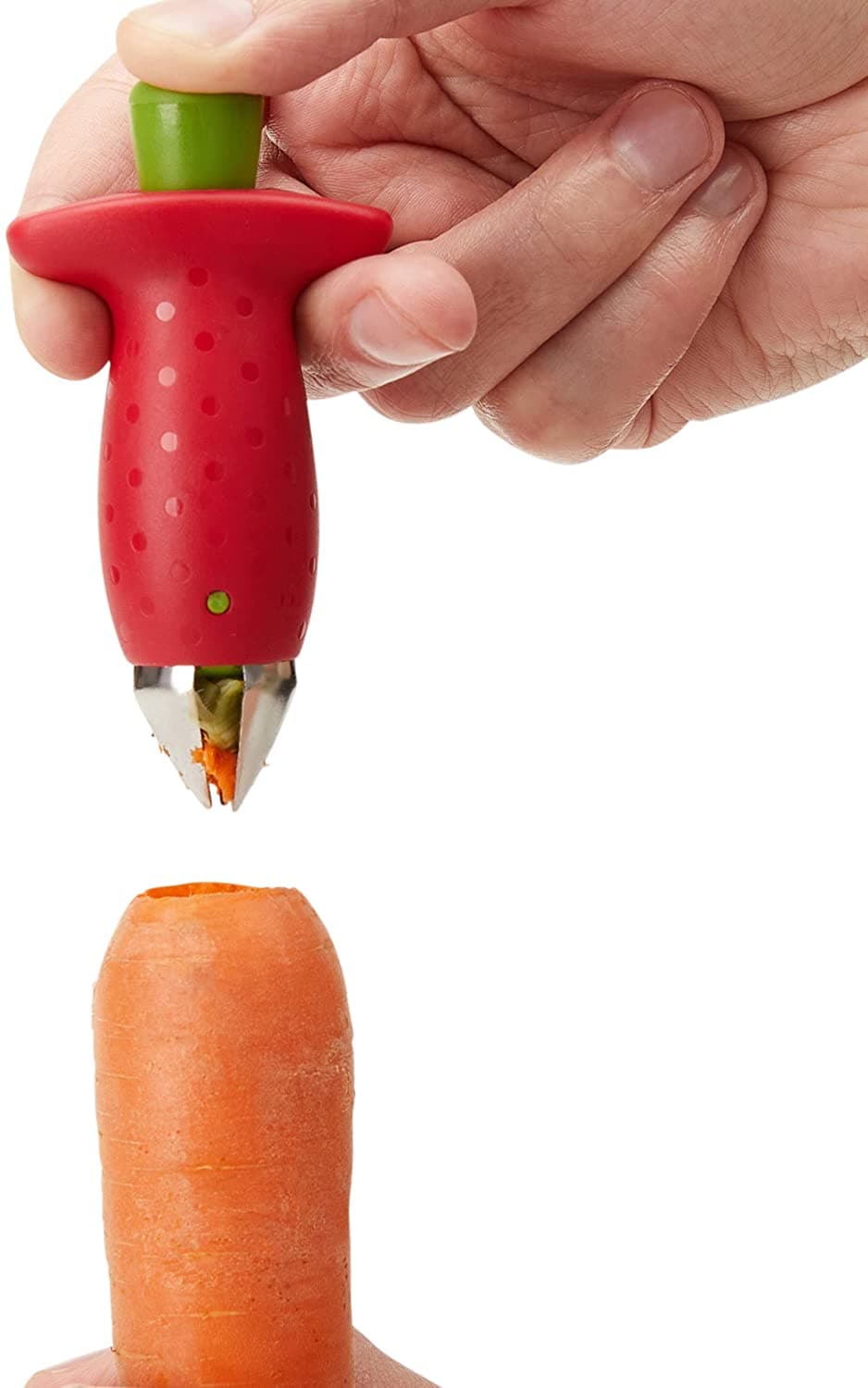 Chef'n Erdbeerstrunkentferner StemGem 4 5cm rot kaufen CE8046