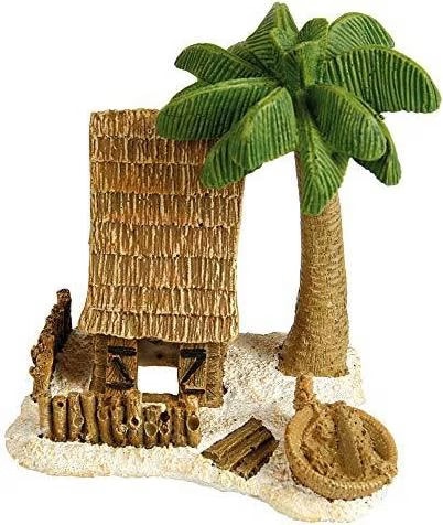 Meilleurs prix pour Zolux maison avec cocotier miniature (Grotte, autres lments), Dcoration d'aquarium