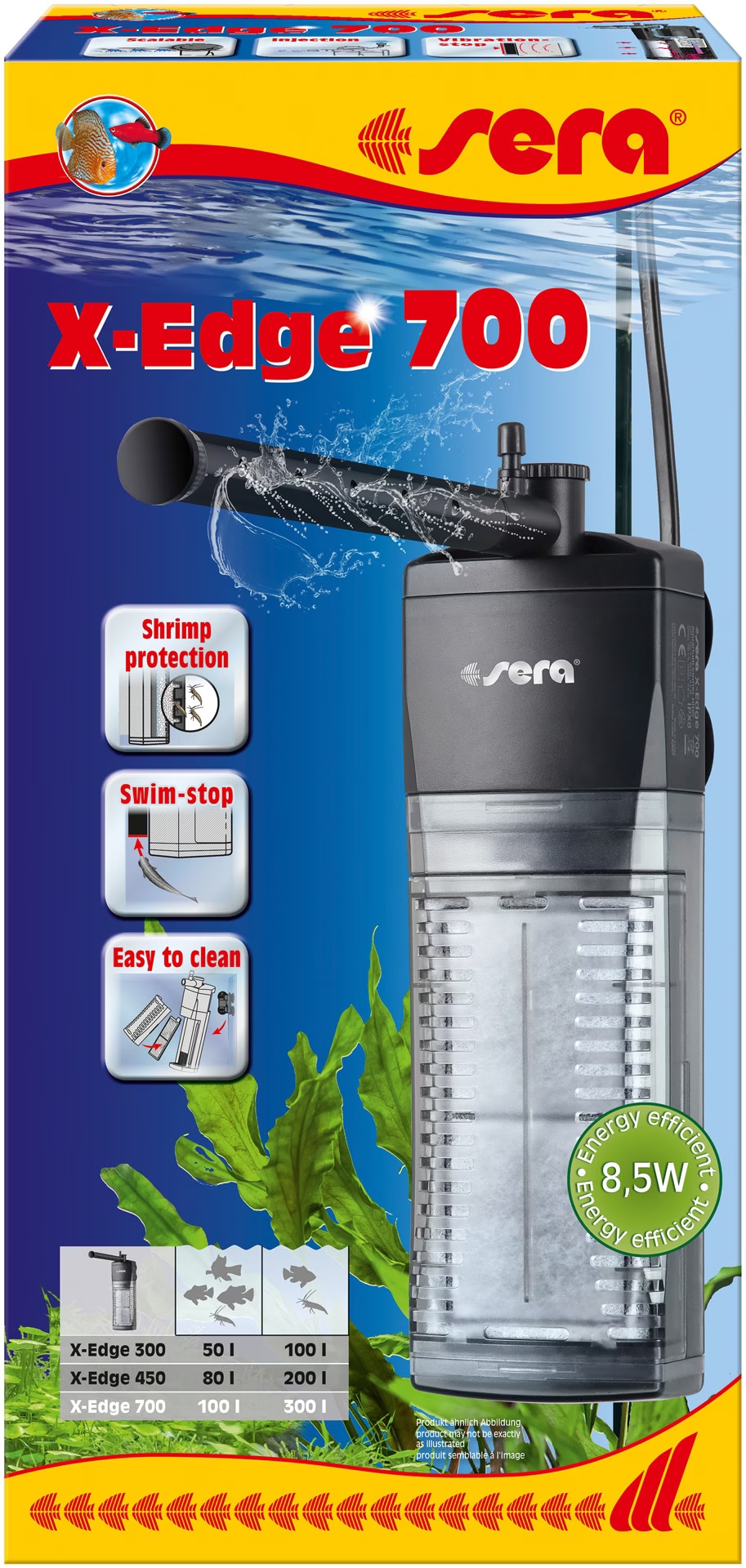 Comparer les prix de Sera Filtre intrieur X-Edge (300l, Filtres internes, Eau douce), Aquarium: filtres