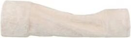 Tunnel douillet peluche - 27 x 21 x 80 cm - Beige - Pour lapins et petits rongeurs
