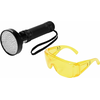 Yato UV 100 LED-Taschenlampe mit Brille (19.50 cm)