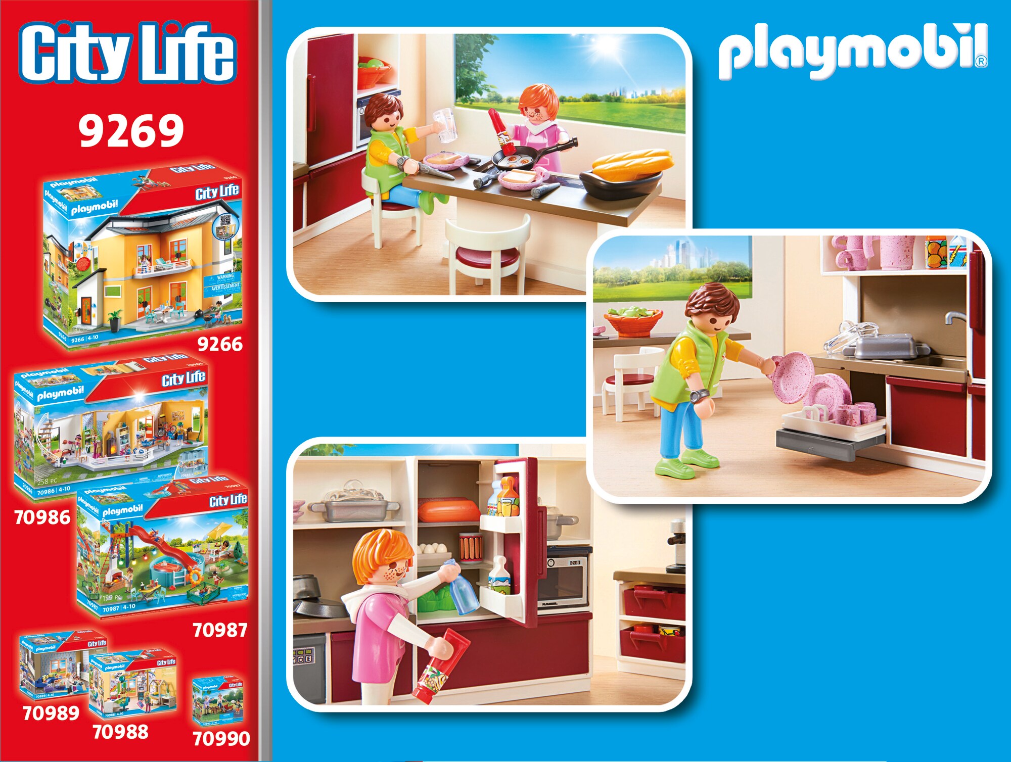 Playmobil Large family kitchen 9269 Playmobil City Life Galaxus