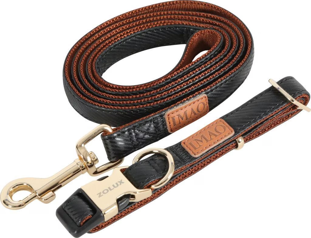 Meilleurs prix pour Zolux Collier IMAO MAYFAIR 20 mm, noir (Chien), Collier + laisse