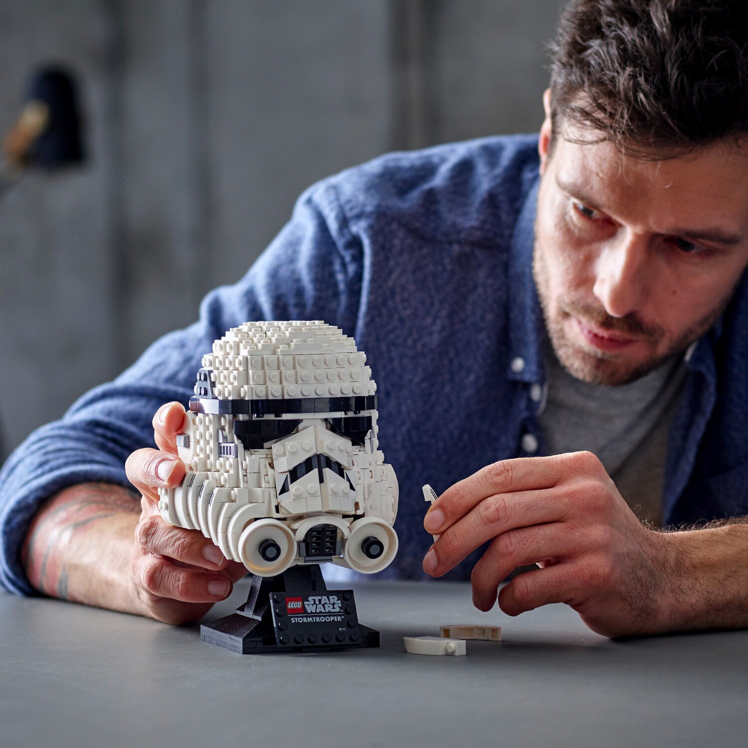 Lego star wars stormtrooper head 2025