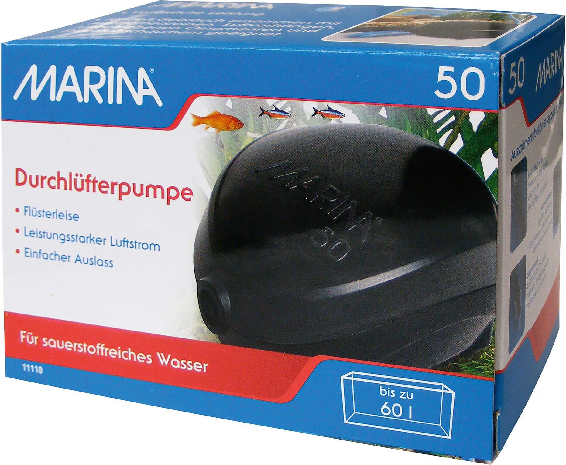Comparer les prix de Marina Aérateur d'aquarium 50 l/h MA Du, Équipement technique pour aquarium
