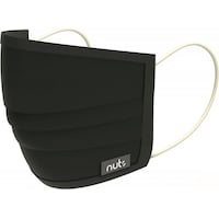Nuts HEIQ Viroblock Textile Mask Black (1 x)