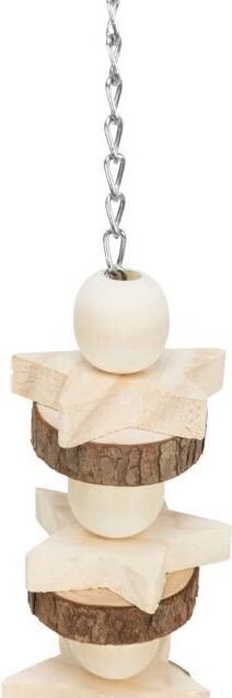 Jouet bois pour grandes perruches