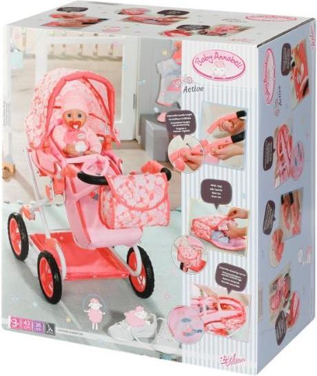 Zapf Creation Baby Annabell Active Deluxe Pram Doll pram Galaxus