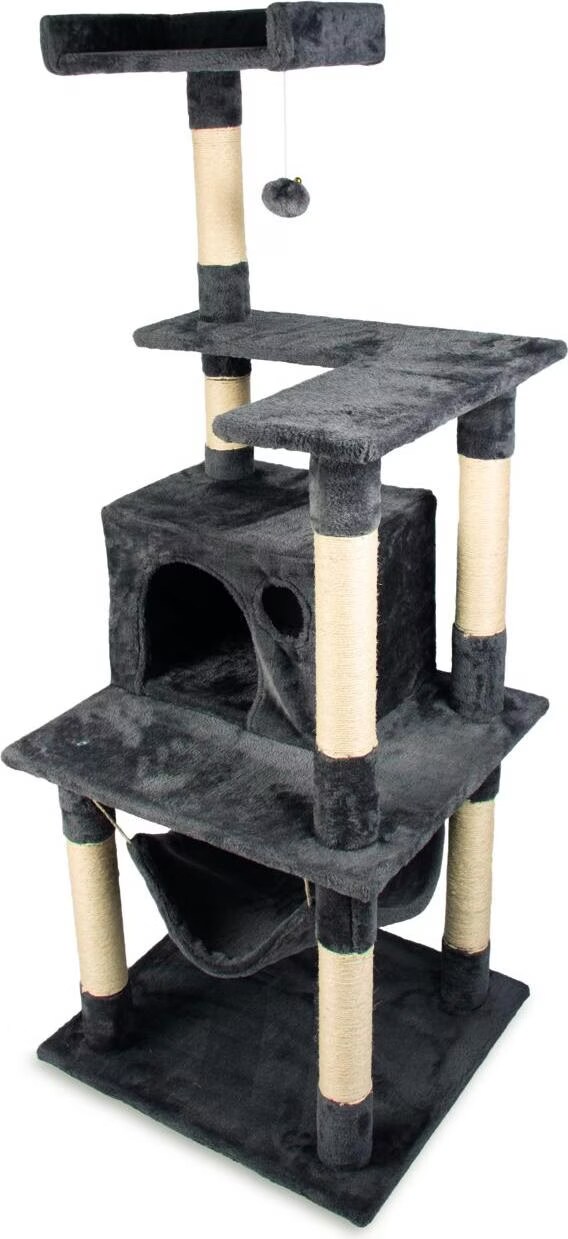 Comparer les prix de EBI Duvo+ Arbre  chat Britt (160cm, Gris), Arbre  chat
