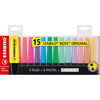 STABILO Evidenziatore BOSS ORIGINAL (Multicolore, 5 mm, 15 x)