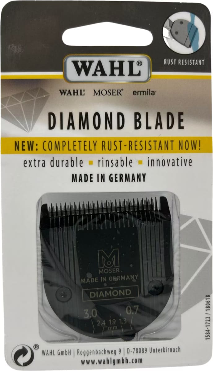 Moser Jeu de têtes de coupe Diamond Blade Dent fine 5 en 1 pour la tondeuse Arco