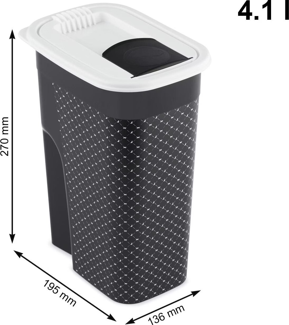 Conteneur à croquettes Rotho MyPet Flo  - jusqu'à 4,1 L de croquettes