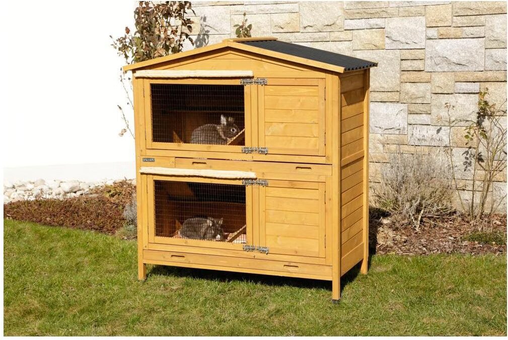 Kerbl Bacs de rechange pour le clapier pour rongeurs Appartement Pro A82609101, Cage