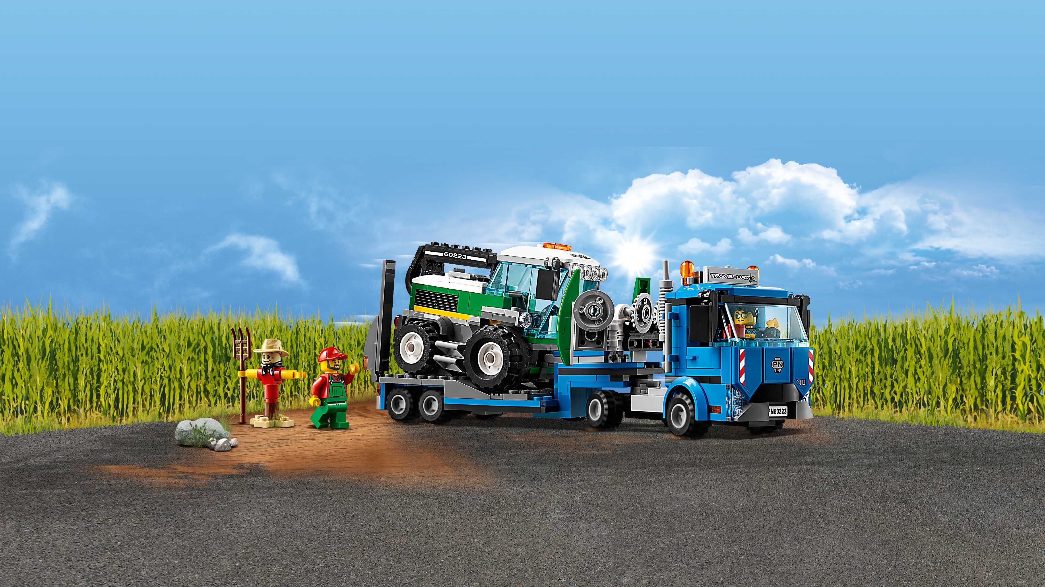 Lego city great vehicles harvester transport 60223 cheap