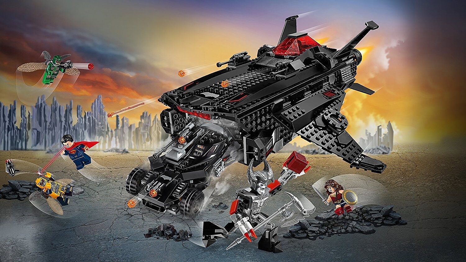 LEGO DC Comics Super Heroes Flying Fox Batmobil Attacke aus der Luft 76087 LEGO DC Galaxus