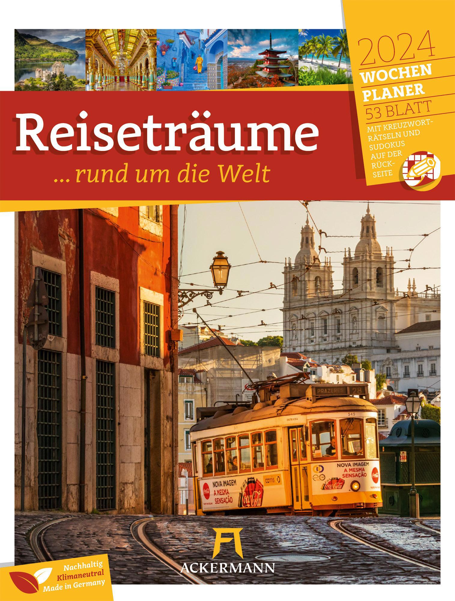 Reiseträume Wochenplaner Kalender 2024 (Deutsch) Galaxus