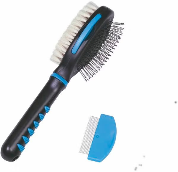 Nobby Brosse Comfort Line double pour chiots (Chat, Rongeur, Chien), Produits de soins pour animaux