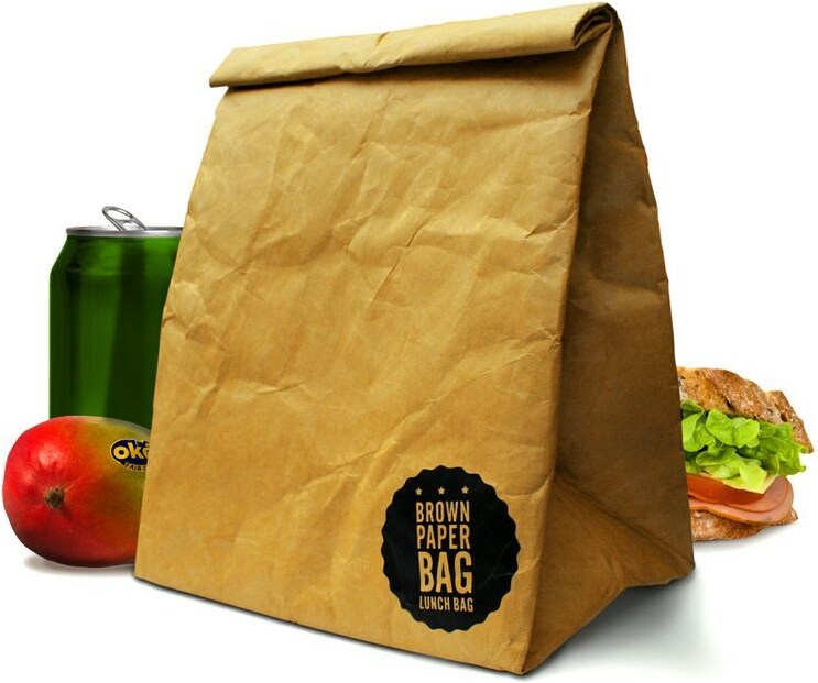 Lunch box paper bag hot sale