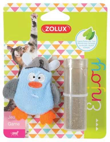 Zolux Piraat Eend Met Catnip Bleu (Jouets pour chats), Jouets pour chat