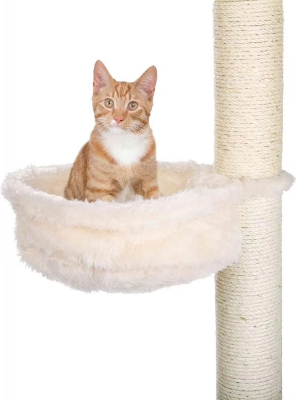 Comparer les prix de TRIXIE Sac confort pour arbre a chat o 38 cm creme peluche