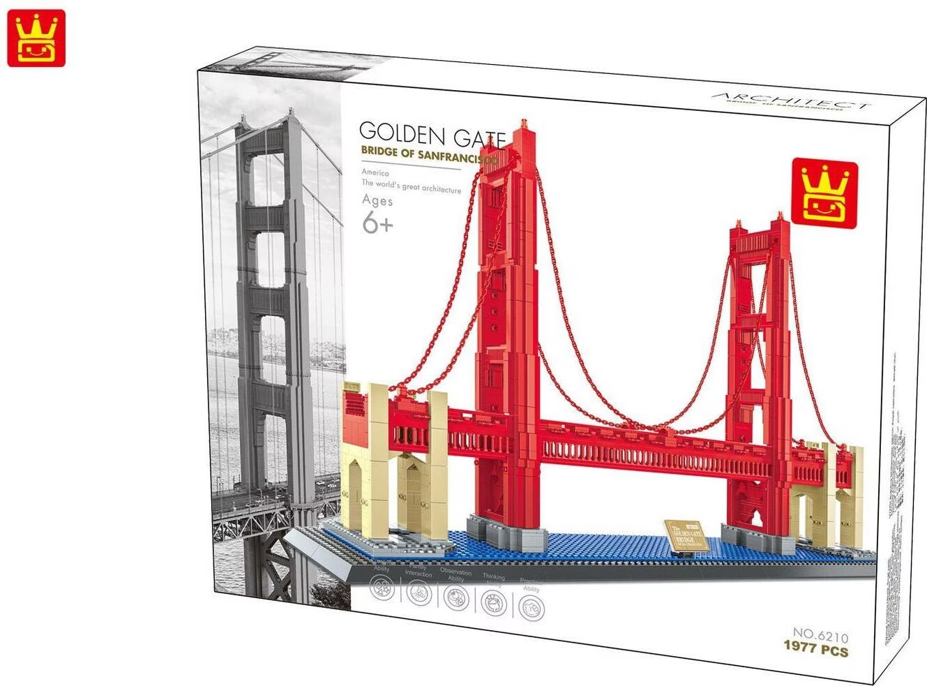 Wange The Golden Gate Bridge of San Francisco buy at Galaxus - Main Image