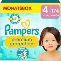 Pampers Premium Protection (Gr. 4, Monatsbox, 174 Stück)
