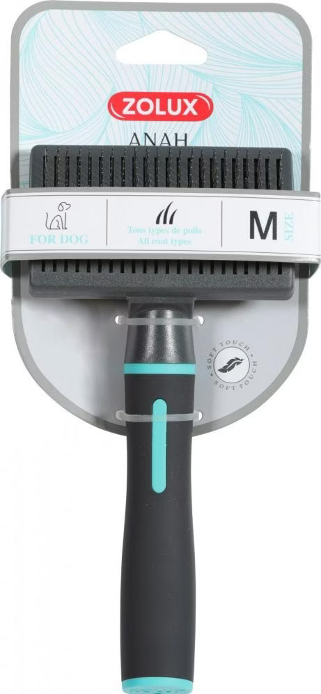 Comparer les prix de Brosse SLICKER retractable taille M pour chiens - zolux - ZO-470807