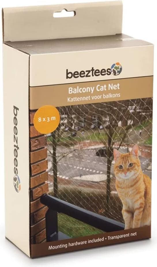Meilleurs prix pour Beeztees Filet de balcon pour chats Transparent 8 x 3 m 41084