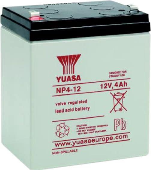 YUASA NP4-6 6V 4AH (4.5AH) - BATTERIA-PEG,FEBER,PEREGO - Foto 4