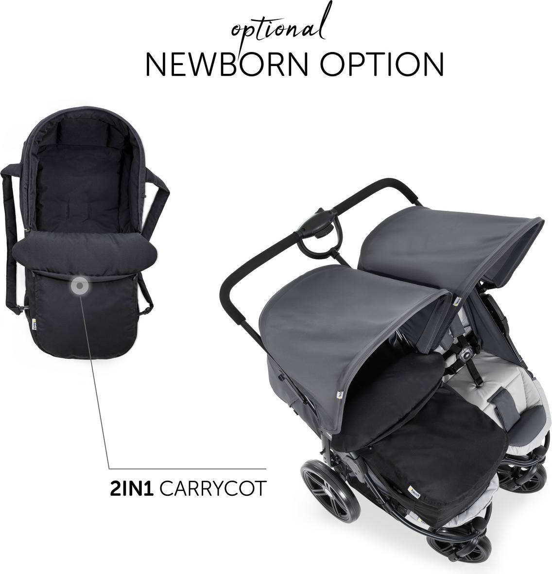 Hauck roadster duo slx double pushchair top