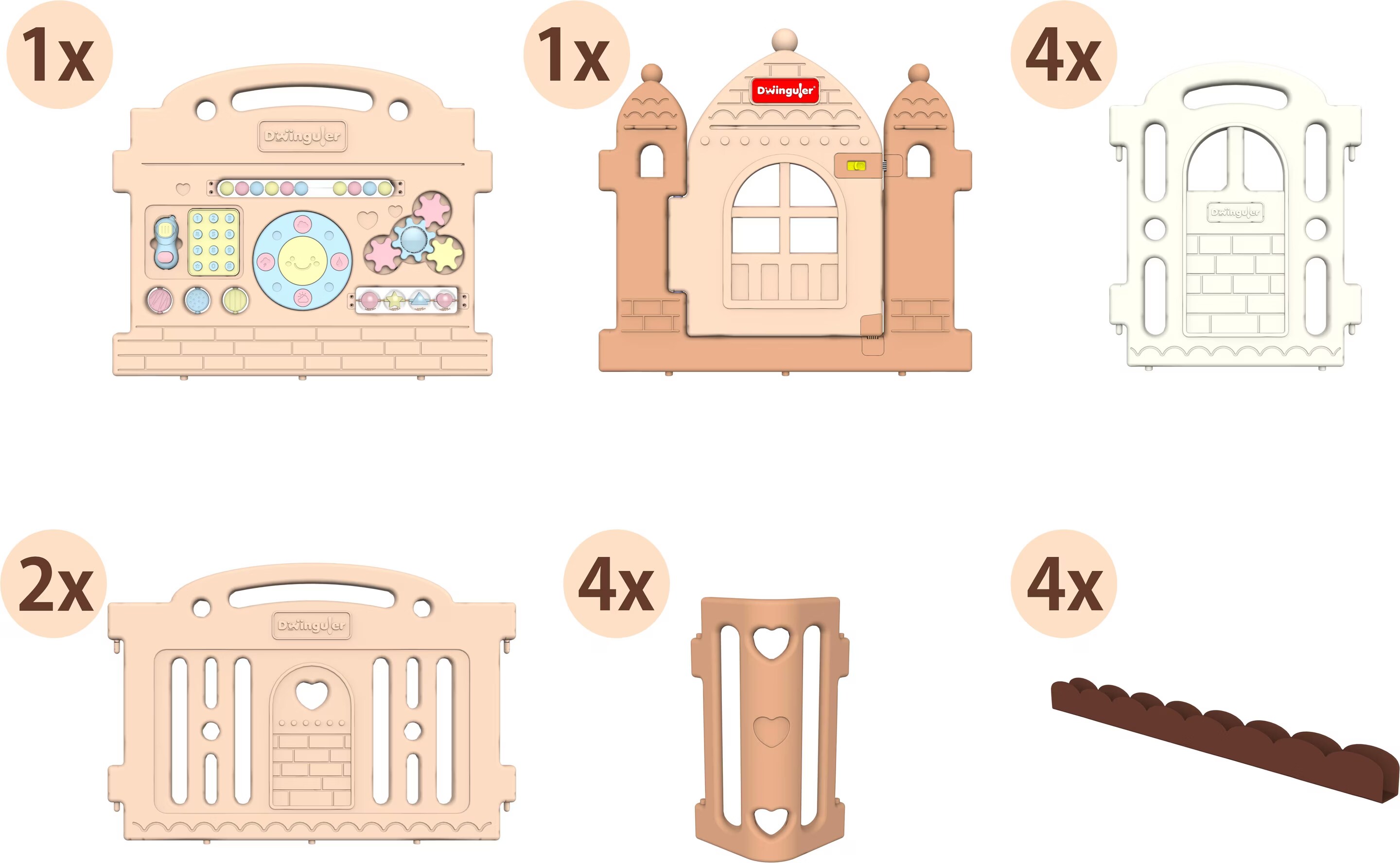 Reviews for Dwinguler Castle (150 cm, 240 cm) Galaxus