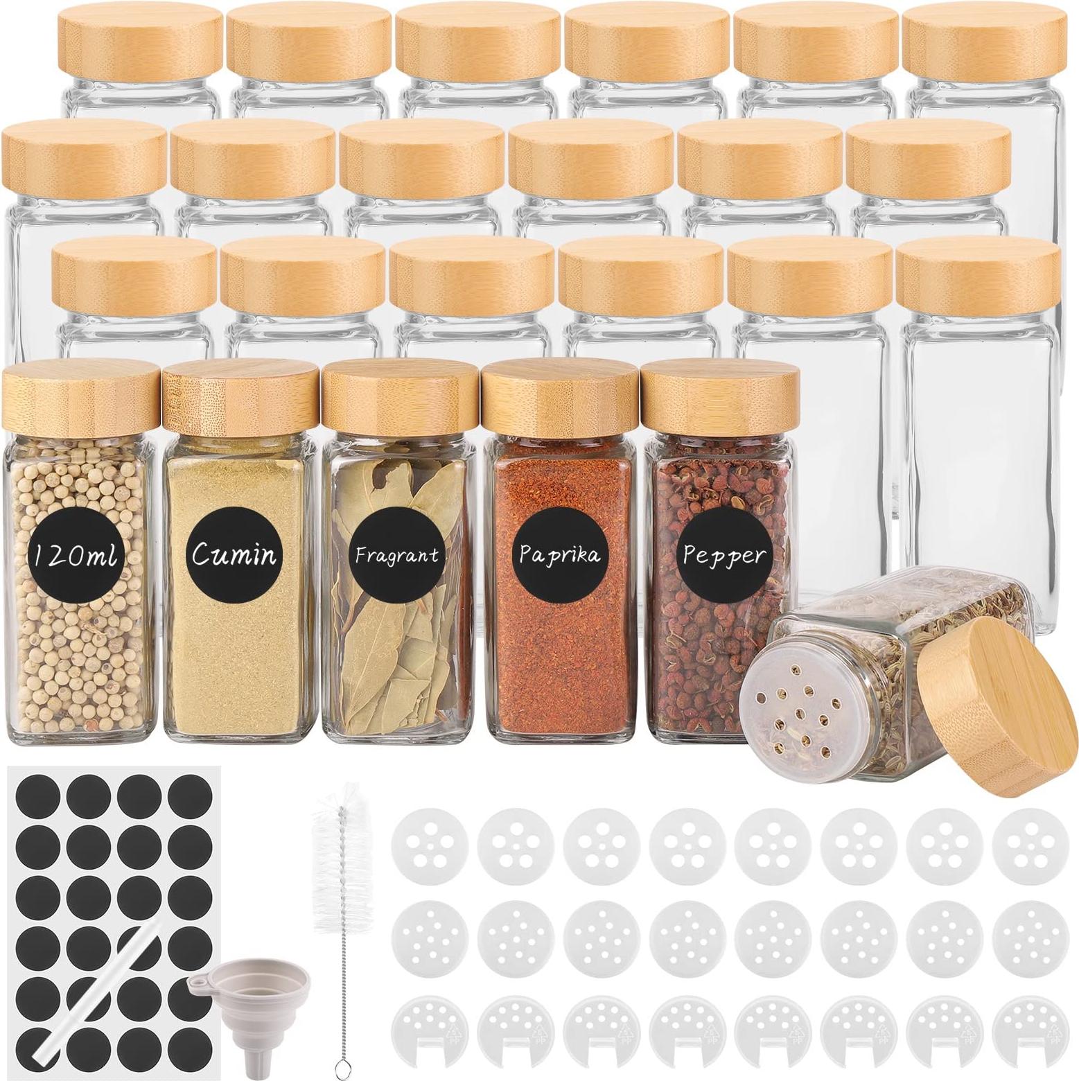 Glass spice storage containers discount