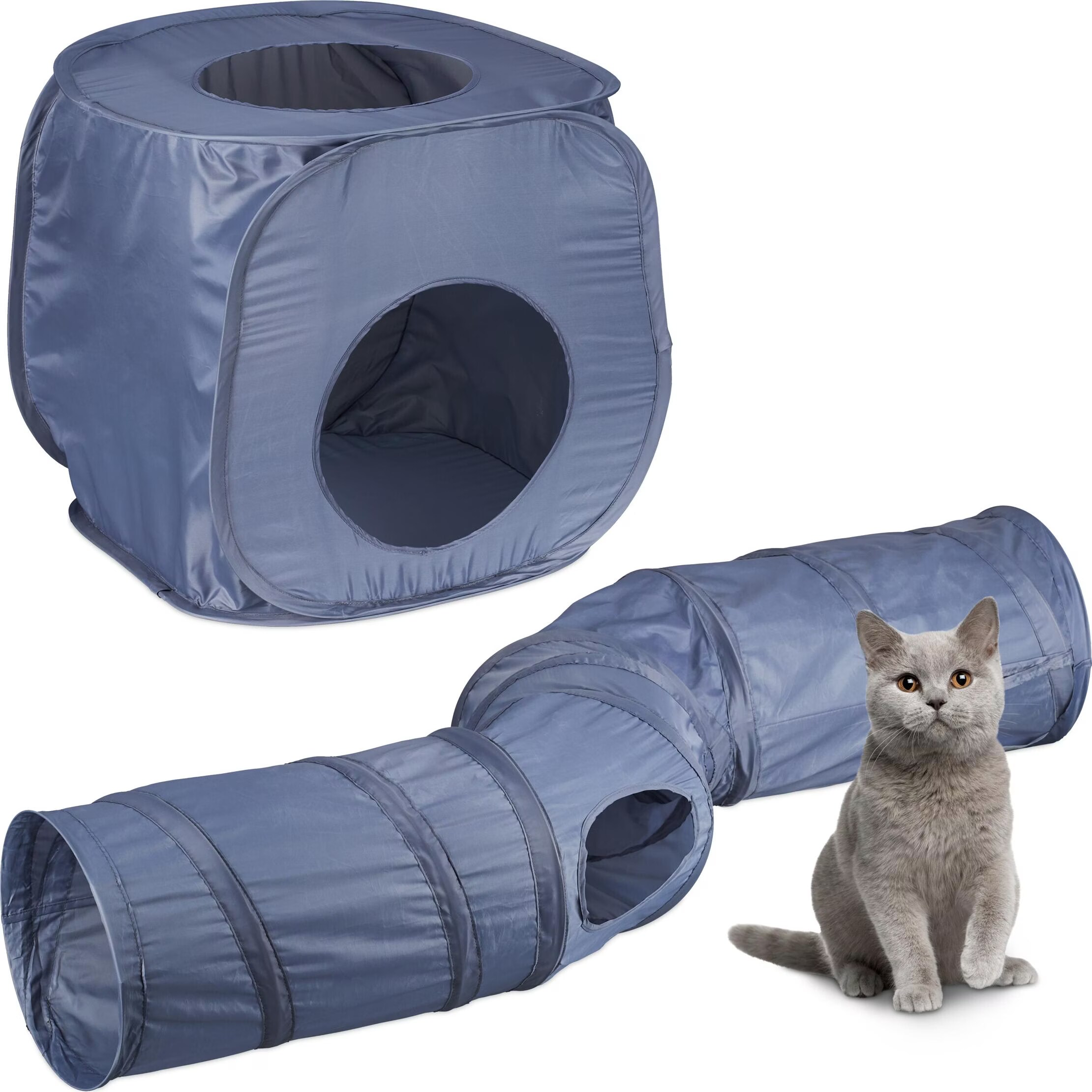 Comparer les prix de Relaxdays Tunnel pour chat (Tunnels pour chat), Jouets pour chat