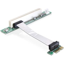 Delock Riser card PCI Express x1 > PCI 32Bit with flexible cable left directed