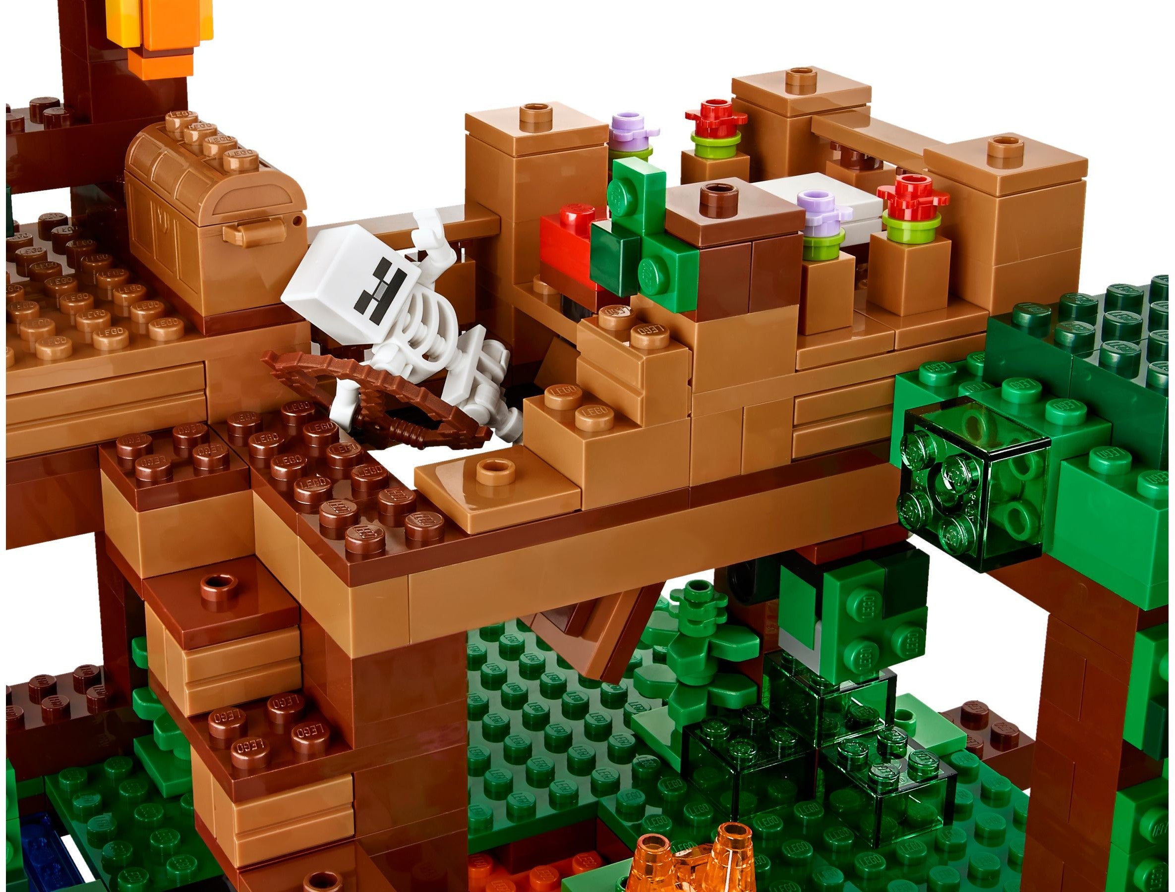 Lego minecraft set the jungle treehouse 2025