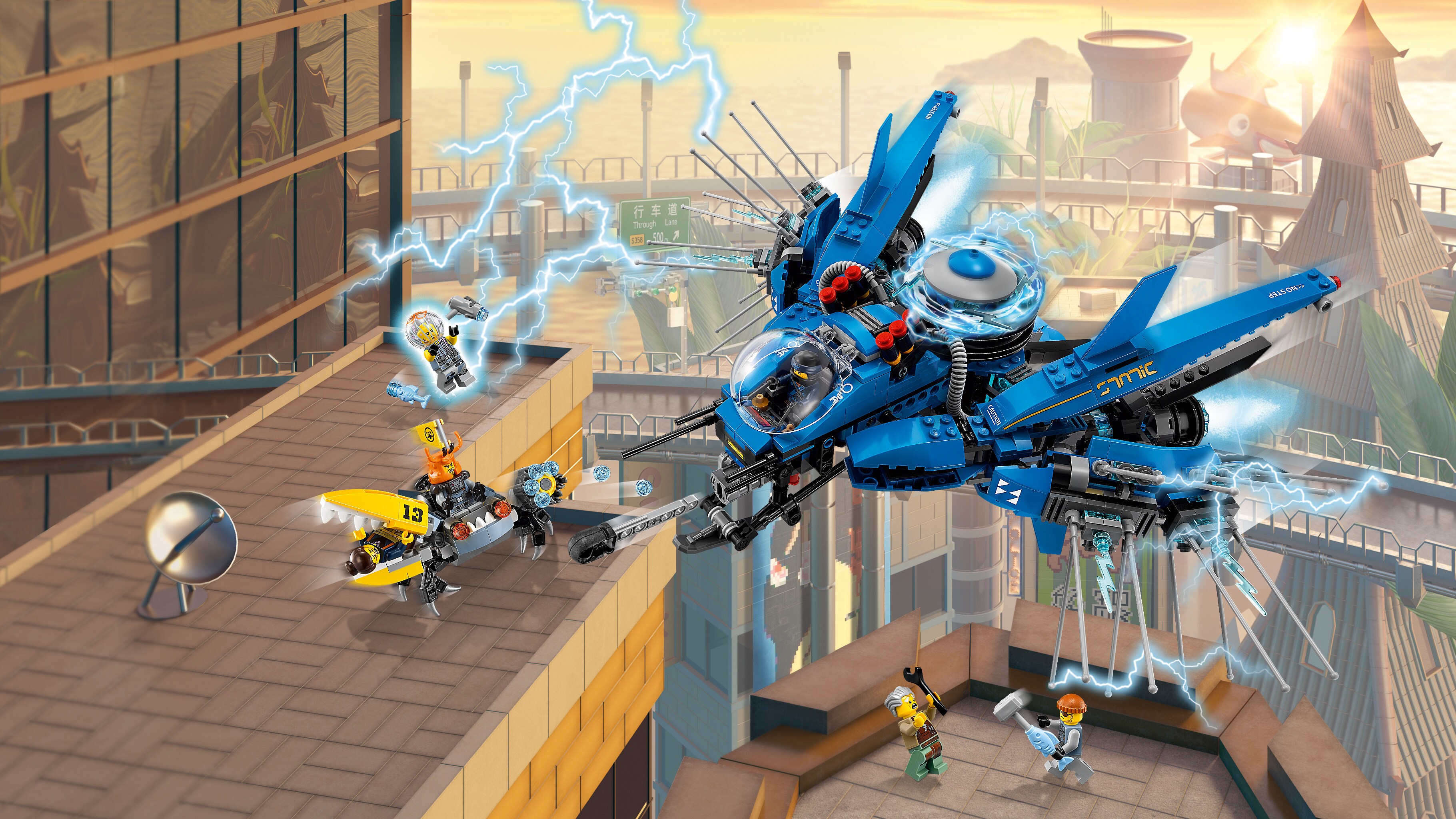 LEGO Ninjago Movie Jay s Jet Blitz 70614 LEGO Ninjago Galaxus