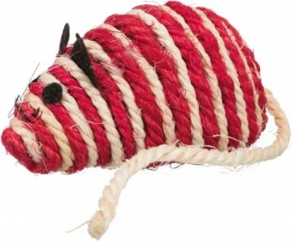 Souris Sisal, 10 Cm - 4074 - Mon Animalerie