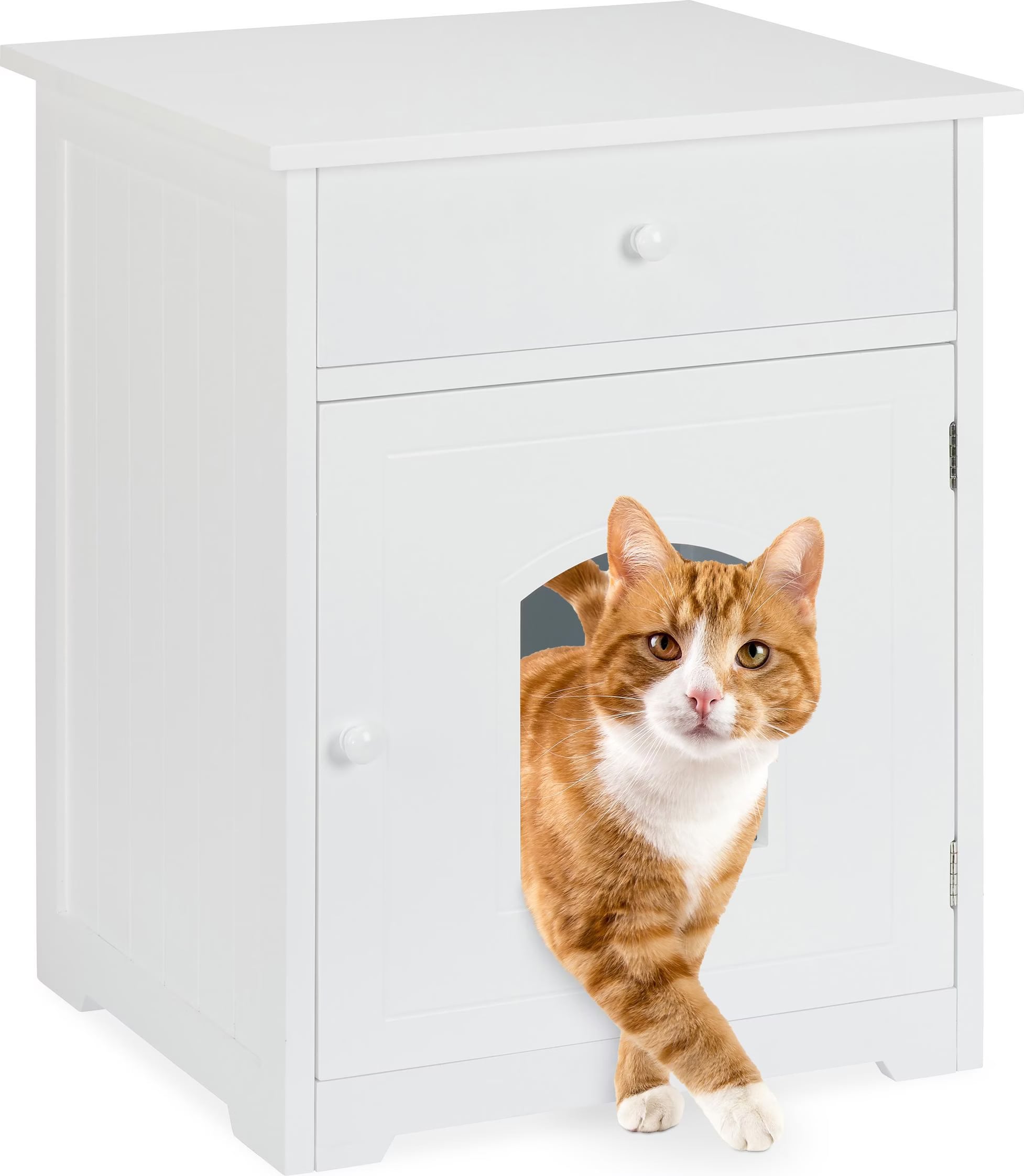 Comparer les prix de Relaxdays Armoire chat (Chat), Panier pour chien + chat