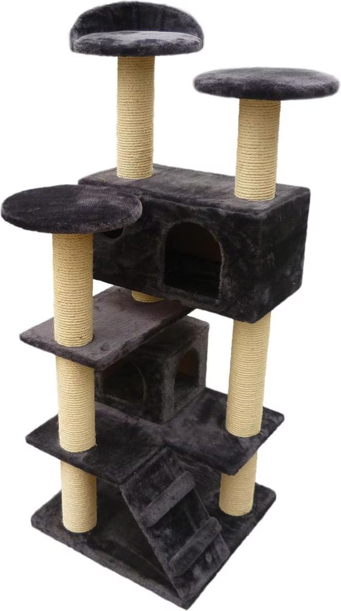 Meilleurs prix pour EBI Scratching Post New York (130cm, Gris fonc), Arbre  chat
