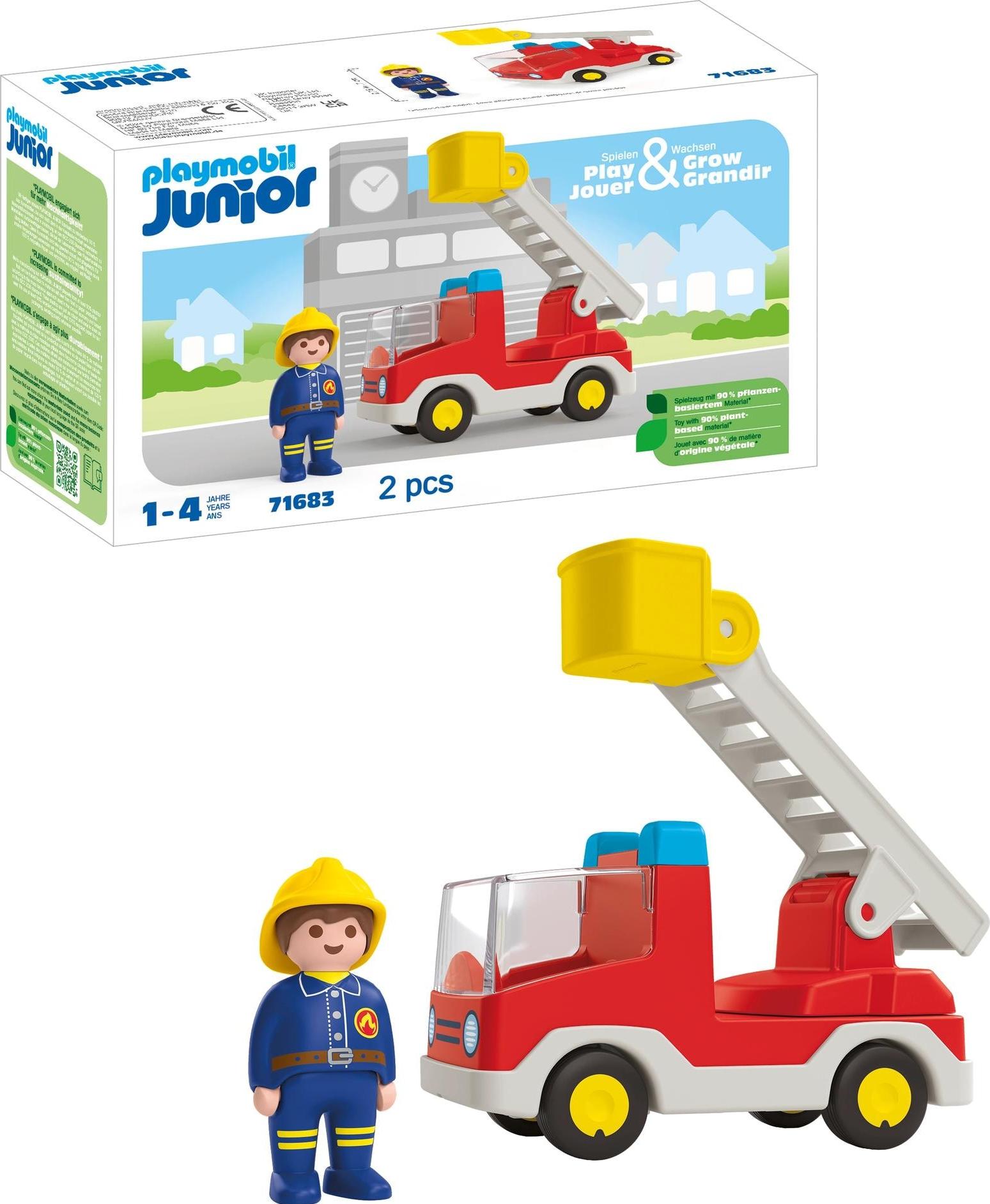 Playmobil Fire service ladder vehicle 71683 Playmobil Junior Galaxus